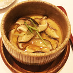 鮓 きずな - 岡山椎茸と太刀魚茶碗蒸し