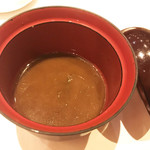 鮓 きずな - 三重県あおさ海苔とあらの赤出汁