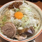 豚山 - 【2018.8.9】小ラーメン¥750+汁なし¥100