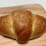 パン工場 - 初めて見た「ガーリックバターパン」♡