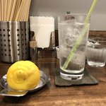 創作麺工房 鳴龍 - 「生レモンサワー」400円