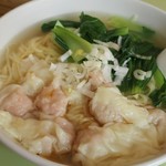 白楽天 - ランチの海老ワンタン麺