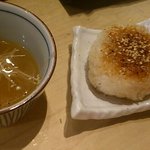 鳥しき - スープと焼おにぎり