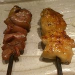 鳥しき - ハツとぼんじり