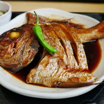 創業二百三十年食堂 - 鳥取 網代　天然本鯛の煮付け