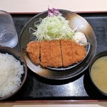 Matsunoya - 得朝ロースかつ定食 400円