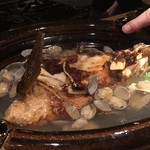 大どころ - 立派な「あら」が登場！主人が指を添えましたが、大きさがわかりますかしら。