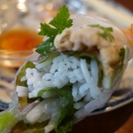 カフェ RU RI - （2018/6月）生春巻き断面