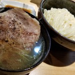 ラーメン巌哲 - 柏幻霜ポーク（創作塩つけ麺）