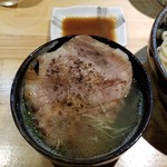 ラーメン巌哲 - 柏幻霜ポーク（創作塩つけ麺）