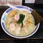 塩そば専門店 桑ばら - 超絶冷やし合体！カキホタテマーズ 〆ごはん付き(某日の裏そば)