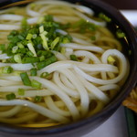 手打ちうどん 咲楽 - かけうどん 冷 ３玉