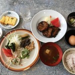 工場レストラン健食たぬみせ - 納豆揚げランチ