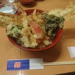 鎧 - 海老穴子天丼でかい！