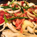 馬肉料理 吉兆 - 【2018年07月】馬肉バラ焼き定食、アップ。