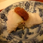 蓬左茶寮 - 焼物①:鱧の塩焼き