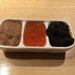 瀧口 - ご飯のお供（塩辛、いくら、海苔の佃煮）