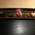 ぎんざ 一二岐 - 自家製の香の物