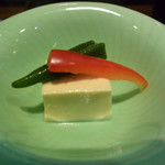 大納言本家 - お通し（創作豆腐）