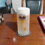 タイレストランサワディー - 冷え冷え「生ビール」(500円)