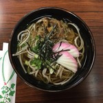 ふる里食堂 - 肉そば(600円)
