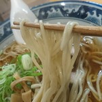 斗香庵 HIGASHI - 小林製麺の中細ストレート麺 (北海道産小麦)