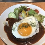 Grill Plancha - 適当に撮ったのでハンバーグが分かりづらくてすみません。