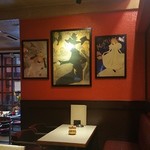 チェリー - 赤色がおフランスチックな店内