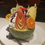 チェリー - これがメニューにはないプリンアラモード＠750円