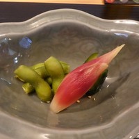 下町割烹とめだて - 漬物3種