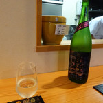 下町割烹とめだて - 栄光富士　星祭600円(税抜) 純米大吟醸無濾過生／山形県