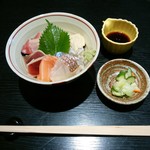蕎麦 やすたけ - 「ミニ海鮮丼」