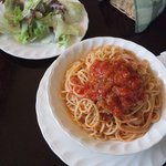 スパゲッティ オリーブ - アラビアータ