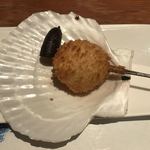 ステラ - 帆立貝柱 フィンガーライム添え