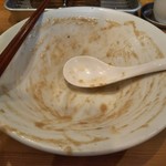 麺屋 極鶏 - スープを食べたという感じですね。