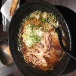 肉そば居酒屋まる文 - 温かい鳥中華