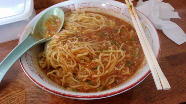 しのたんたんめん 十三の担担さんへ。 いついっても美味しいです。 #担担 #十三