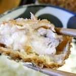 まさ竜 - 見るからにオイリーな部位はお肉の力強い美味しさ、脂の甘味満点で激ウマ！