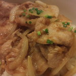 太陽のテーブル - 生姜焼き丼