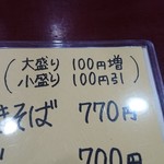 中華ハウス チェリオ - 小盛りがある上に100円も引いてくれるとは！