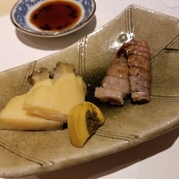 代官山 鮨 たけうち - 鮑と蝦蛄