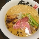 麺屋あごすけ - 塩とんこつちゃーしゅーめん 大盛(税込1,300円)