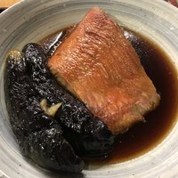 板前心 菊うら - 日替り定食 金目鯛と茄子の煮浸し