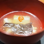 傳 - 冬瓜　きくらげなどが入った滋味深いスープ
