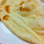 デリー - 2011-08-19　ランチのナン＆ライス