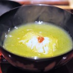 銀座 しのはら - おくらのすり流し　ハモ