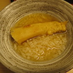 天ぷら やす田 - だし茶漬けで