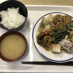 村営白馬岳頂上宿舎 - 夕食のバイキング