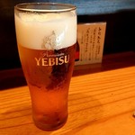 焼き鳥 とりひろ - 生ビール