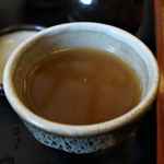 炉庵 - そば湯